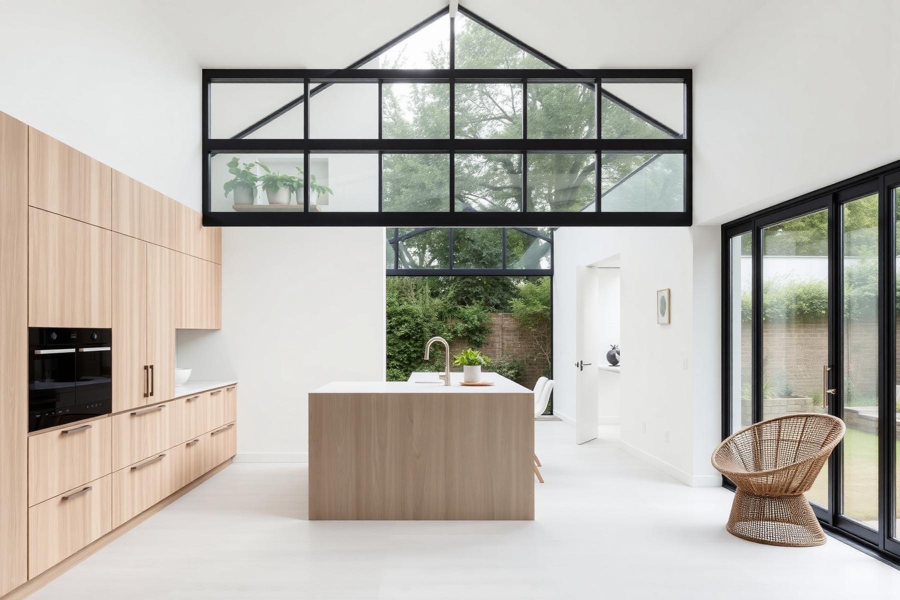 Rear kitchen extension opening to a garden — illustrative reference